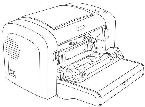 EPSON ACULASER M1200, ACULASER M1400, M1200, M1400 - Nettoyage de l'intérieur de l'imprimante - 2