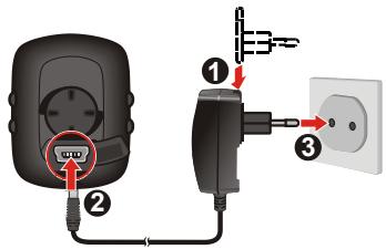 MIO CYCLO 100 - Charger la batterie - 1