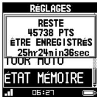 MIO CYCLO 100 - État mémoire - 1