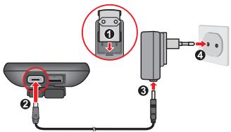 MIO CYCLO 200 - Charger la batterie - 1