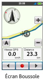 MIO CYCLO 300 - Visualiser les écrans du tableau de bord - 2