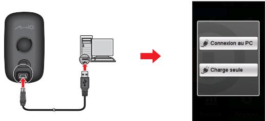 MIO CYCLO 300 - Connecter votre appareil à un ordinateur - 1
