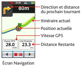 MIO CYCLO 300 - Visualiser les écrans du tableau de bord - 1