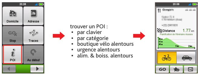 MIO CYCLO 300 - Trouver l'emplacement par l'adresse - 2