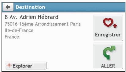 MIO MIVUE DRIVE 55 - Comment prévisualiser la destination sur la carte ? - 4