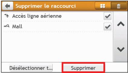 MIO MIVUE DRIVE 55 - Comment faire pour personnaliser les catégories de recherche ? - 2