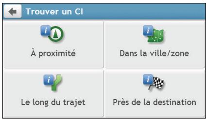 MIO MIVUE DRIVE 55 - Comment rechercher un CI par type ? - 1