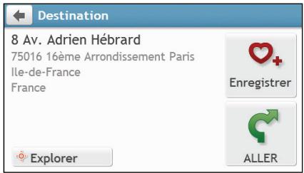 MIO MIVUE DRIVE 55 - Comment prévisualiser la destination sur la carte ? - 1