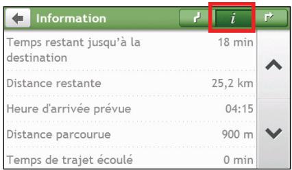 MIO MIVUE DRIVE 55 - Comment visualiser les statistiques de mon itinéraire ? - 2