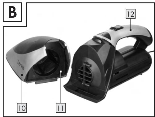 LERVIA KH 4425 HAND-HELD VACUUM CLEANER - HANDSTOFZUIGER - 3
