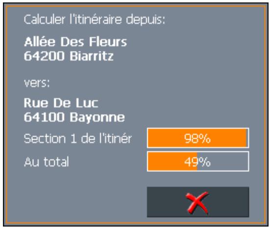 CLARION MAP 360 & MAP360 - Supprimer l'itinéraire - 10
