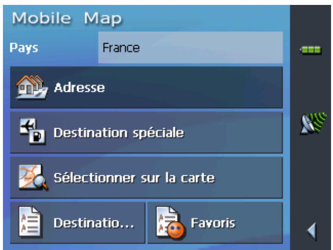 CLARION MAP 360 & MAP360 - Indiquer une destination sur la carte - 2