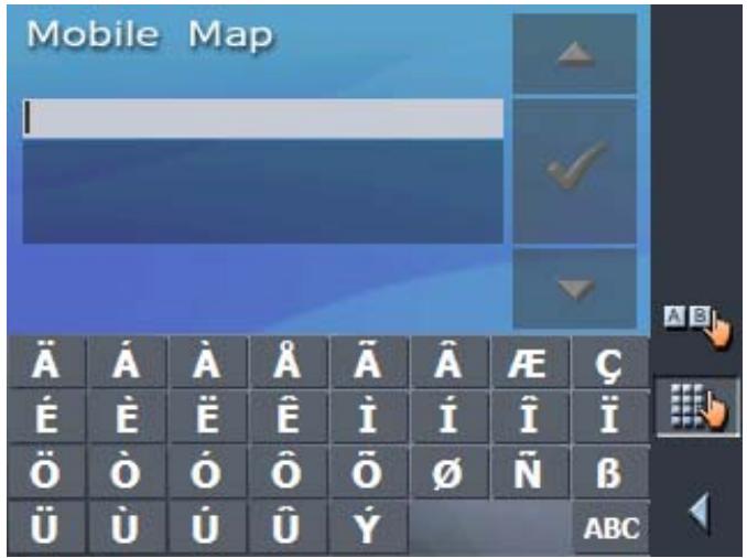 CLARION MAP 360 & MAP360 - Clavier à caractères - 8