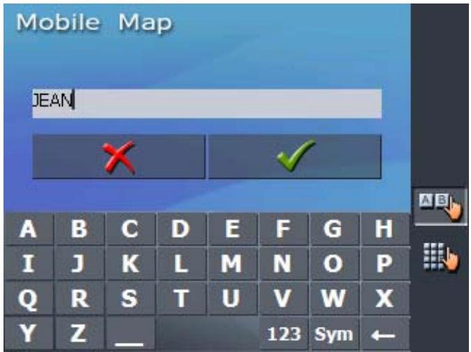 CLARION MAP 360 & MAP360 - Renommer une destination - 2