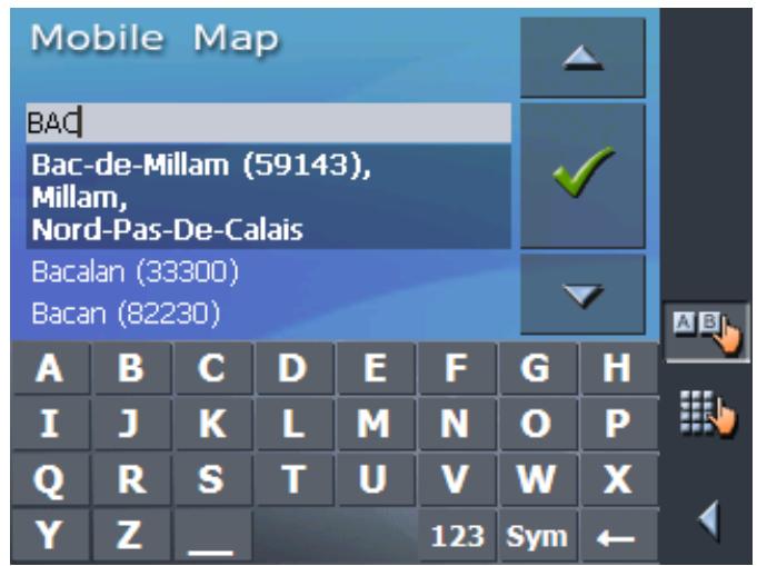 CLARION MAP 360 & MAP360 - Clavier à caractères - 2