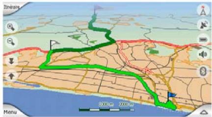 CLARION MAP 670 & MAP670 - Le point de départ, les étapes et la destination - 2