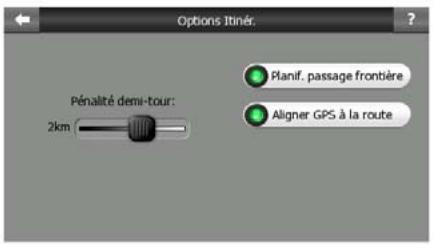CLARION MAP 670 & MAP670 - Options d'itinéraire - 1