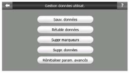 CLARION MAP 670 & MAP670 - Gestion des données utilisateur - 1