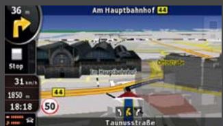 CLARION MAP 690 TRUCK - Lane Indicator and Motorway Signposts - 1