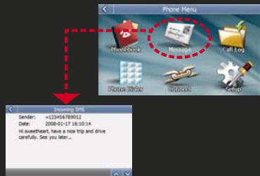 CLARION MAP 790 - Make a call from the touch screen - 2