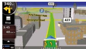 CLARION MAP680 - Lane information - 1