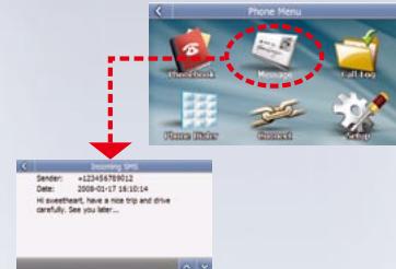 CLARION MAP680 - Make a call from the touch screen - 3
