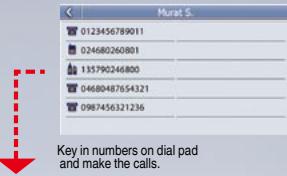 CLARION MAP680 - Make a call from the touch screen - 1