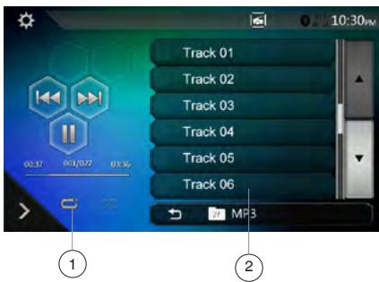 CLARION NX405EC - - Nombre de fichiers ou de dossiers - 1