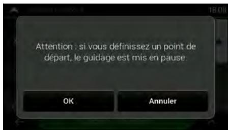 CLARION NX405EC - Déterminer un nouveau point de départ - 4