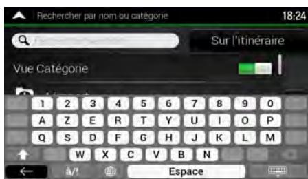 CLARION NX405EC - Rechercher par nom - 1