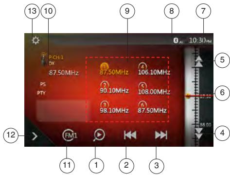 CLARION NX405EC - Écoute du tuner - 1