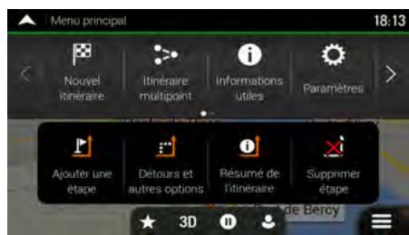 CLARION NX405EC - Menu de navigation - 2