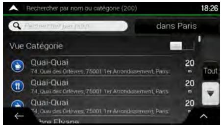 CLARION NX405EC - Rechercher par nom - 3