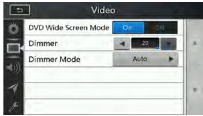 CLARION NX405EC - Sélection du menu de configuration du DVD - 1