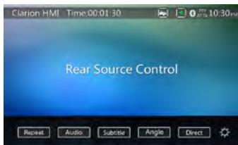 CLARION NX405EC - DVD video à l'arrière - 2