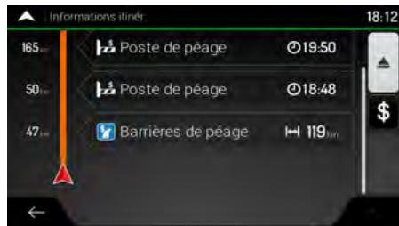 CLARION NX405EC - Infos itinéraire - 2