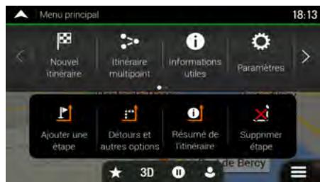 CLARION NX405EC - Mise en pause du guidage - 1