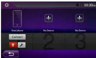 CLARION NX405EC - Enregistrement du lecteur audio bluetooth (jumelage) - 5