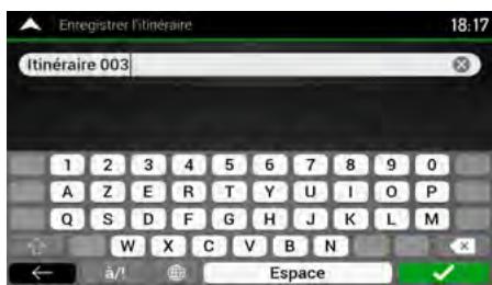 CLARION NX405EC - Enregistrement de l'inventaire planifié - 5