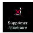 CLARION NX405EC - Supprimer l'itinéraire planifié - 1
