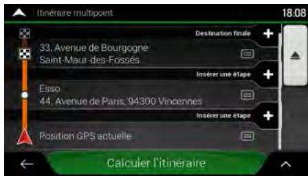 CLARION NX405EC - Modifier la liste des destinations - 3