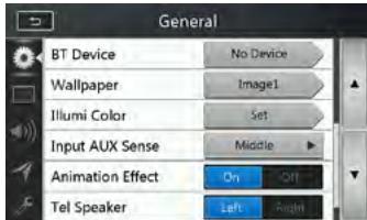 CLARION NX405EC - Menu de configuration générale - 2