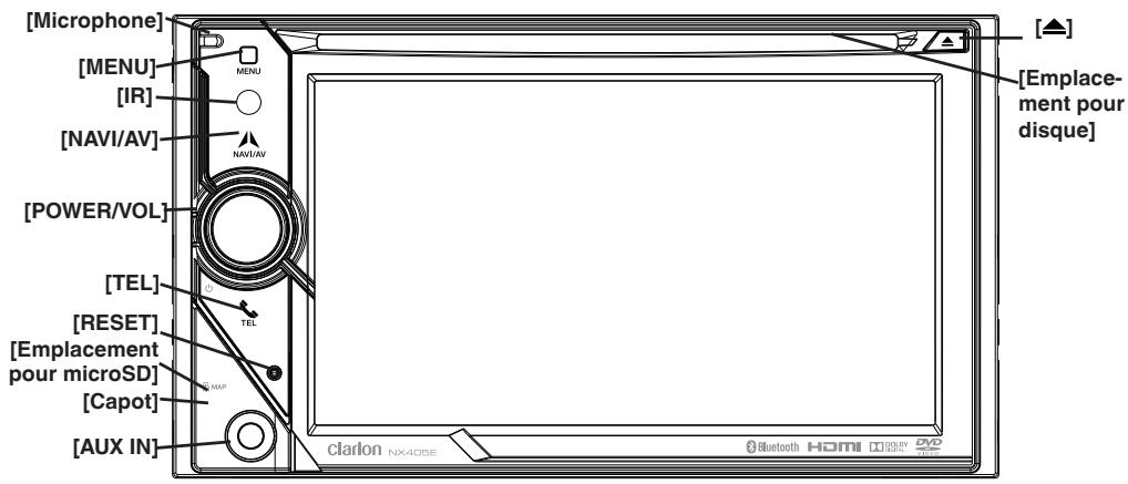 CLARION NX405EC - Panneau de commande - 1