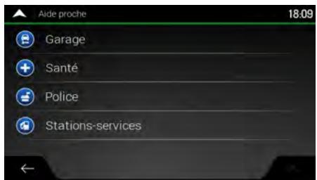 CLARION NX405EC - Recherche d'aide proche - 4