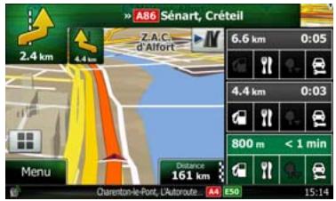 CLARION NX502ETRK - Services de sortie d'autoroute - 2