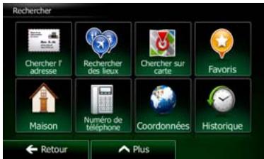 CLARION NX502ETRK - Déterminer un nouveau point de départ de l'itinéraire - 6