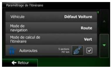 CLARION NX502ETRK - Sur l'écran carte, touchez - 3