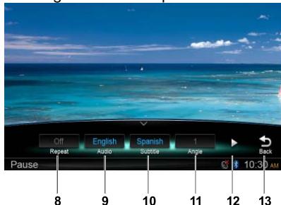 CLARION NX502ETRK - Menu de lecture - 2