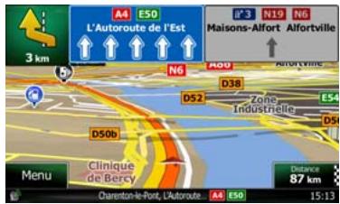 CLARION NX502ETRK - Informations sur les voies et les panneaux - 2