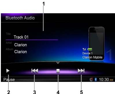 CLARION NX502ETRK - Menu de lecture - 1